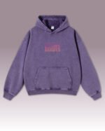 Bluza oversize z kapturem <br>Dream Believe Achieve <br>Haft, Efekt sprania
